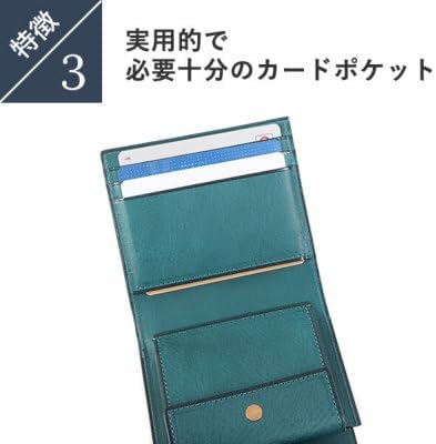 Amazon | [Sinleathers]財布 二つ折り財布 小銭入れ付き財布 本革